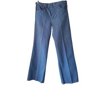 Vintage 70s brushed denim flair pants